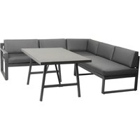 Acamp Loungeset Signature anthrazit Aluminium B/H/T: ca. 214x66x80 cm von acamp