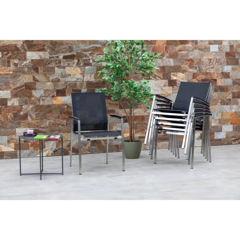 Acamp Stapelsessel Auris 6er-Set Grau Acamp Stapelsessel Auris 6er-Set Grau von acamp