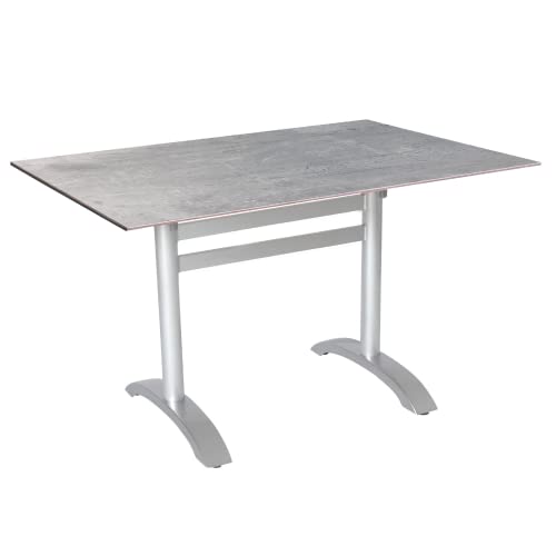 acamp Gartentisch klappbar Acaplan | 120x80 cm Balkon-Tisch wetterfest mit Niveau-Ausgleich & Kippsicherung | Klapptisch in Platin | Robuste, Pflegeleichte HPL-Tischplatte rechteckig acamp Gartentisch klappbar Acaplan | 120x80 cm Balkon-Tisch wetterfest mit Niveau-Ausgleich & Kippsicherung | Klapptisch in Platin | Robuste, Pflegeleichte HPL-Tischplatte rechteckig von acamp