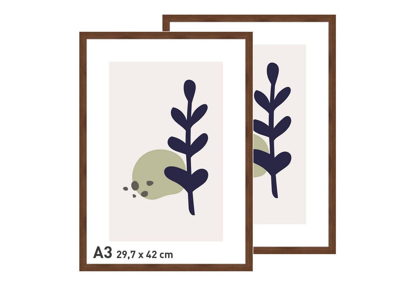 accent by nielsen Bilderrahmen Velino inkl. Kunstdruck, (2 St) von accent by nielsen