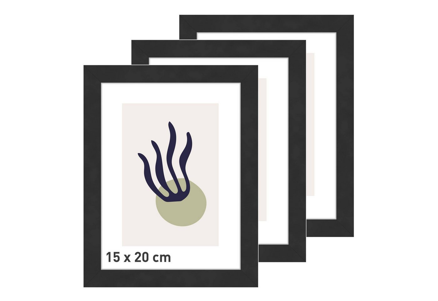 accent by nielsen Bilderrahmen Velino inkl. Kunstdruck, (3 St) von accent by nielsen