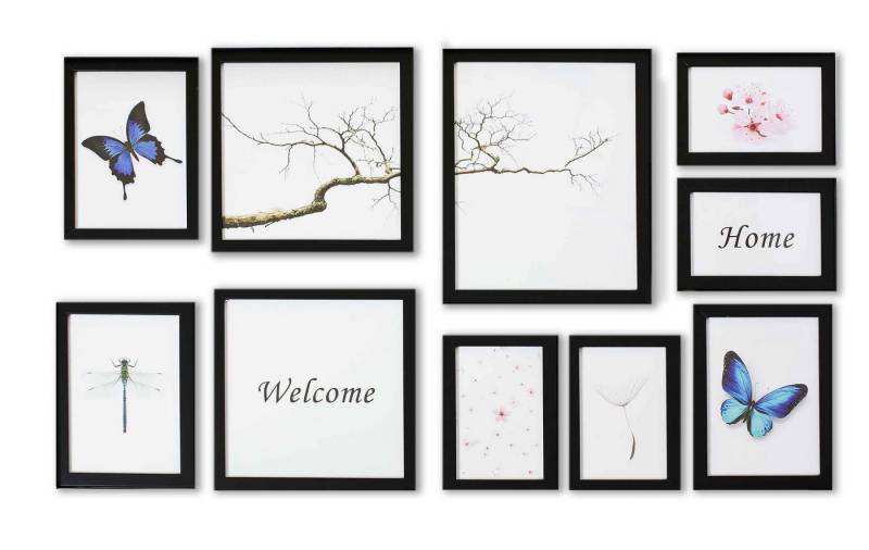 accent by nielsen Collagerahmen 10er Set Collage Bilderrahmen, (1 St) von accent by nielsen