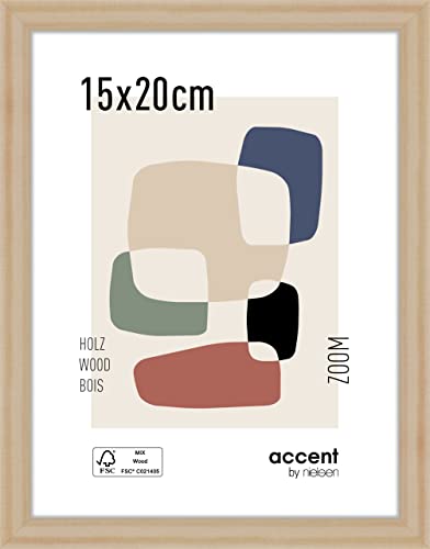 accent by nielsen Holz Bilderrahmen Zoom, 15x20 cm, Natur von accent by nielsen