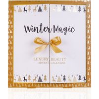Adventskalender Dekorativkosmetik WINTER MAGIC in Box mit aufklappbaren Türen von accentra