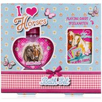 Badeset I LOVE HORSES in Geschenkbox von accentra