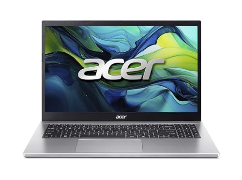 Acer Aspire Go 15 (AG15-42P-R8SZ) Laptop | 15,6" FHD IPS Display | AMD Ryzen 7 5825U | 16 GB RAM | 512 GB SSD | AMD Radeon Grafik | Windows 11 | QWERTZ Tastatur | Silber von acer