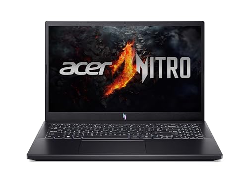 Acer Nitro V15 (ANV15-41-R0QT) Gaming Laptop | 15,6" FHD IPS 165Hz Display | AMD Ryzen 7 7735HS | 16 GB RAM | 512 GB SSD | NVIDIA GeForce RTX 4050 | Windows 11 | QWERTZ Tastatur | schwarz von acer