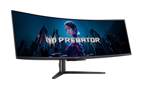 Acer Predator X49Xbmipphuzx 49" Curved 1800R DQHD ZeroFrame OLED Gaming Monitor von acer