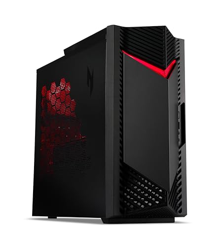Nitro 50 (N50-656) Gaming PC - Intel Core i7-14700F (Bis zu 5,4 GHz), 16 GB DDR5 RAM, 512 GB M.2 PCIe (SSD), NVIDIA GeForce RTX 4060 (8 GB GDDR6X), Windows 11 Home von acer