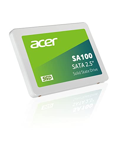 acer SA100 1920GB SATA III 2,5" SSD bis zu 560 MB/s Lesen - PC Internes Solid State Drive für Laptop & Desktop-PC – Schnell, Leise, Stoßfest von acer