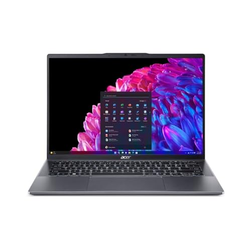 Acer Swift Go 14 (SFG14-63-R3XB) 14" OLED WQ2.8K / AMD Ryzen™ 7 8845HS / 16 GB LPDDR5X RAM / 1.000 GB PCIe Gen4 SSD/AMD Radeon™ Grafik/Windows 11 Home/Steel Gray von acer