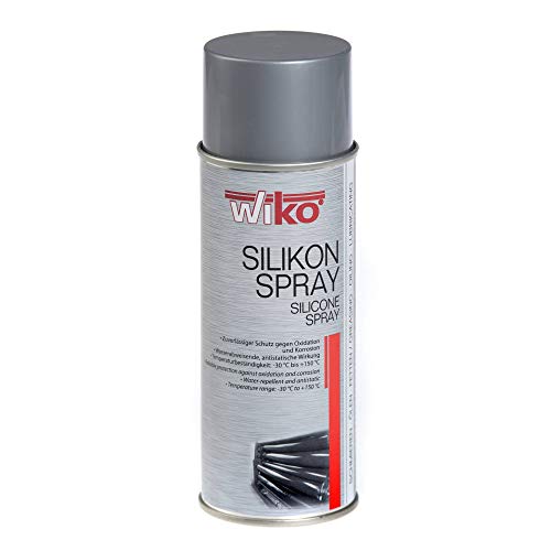 acerto 40219 WIKO Silikonspray 400 ml Gleit- und Trennmittel herausragende Gleitwirkung auf Kunststoff Gummi Metall von acerto