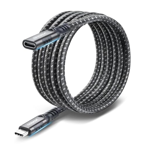 aceyoon USB C Verlängerung 2M, 240W/20Gpbs/USB3.2 Gen2 USB C Kabel Verlängerung unterstützt PD Schnellladung und 4K@60Hz Videoübertragung für iPhone 16 15 Pro Max, für MacBook, für PSVR2 aceyoon USB C Verlängerung 2M, 240W/20Gpbs/USB3.2 Gen2 USB C Kabel Verlängerung unterstützt PD Schnellladung und 4K@60Hz Videoübertragung für iPhone 16 15 Pro Max, für MacBook, für PSVR2 von aceyoon