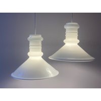 1x Große Sidse Werner Apoteker Glas Pendelleuchte Von Holmegaard, Denmark, 1980S von achtgrad