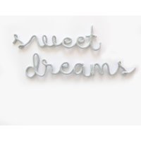 Motivierende Tricotin-Wörter, Süße Träume Tricotin, Motivierende Kinderzimmerdekoration, Kinderzimmer-Wanddekoration, Babypartygeschenk von aclementina