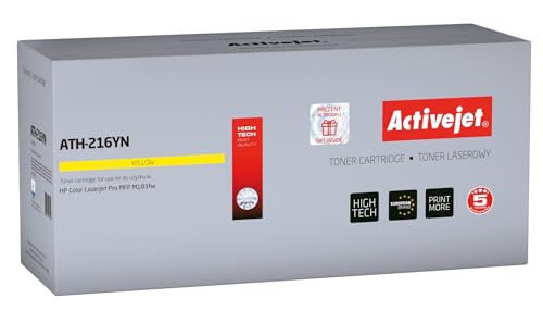 ActiveJet ATH-216YN Toner für HP 216A W2412A; Supreme; 850 Seiten; Gelb mit Chip ActiveJet ATH-216YN Toner für HP 216A W2412A; Supreme; 850 Seiten; Gelb mit Chip von activejet