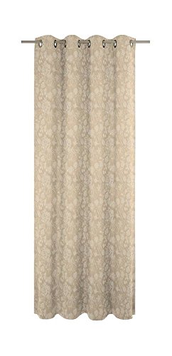 adam Flower Cuvée Light/Vorhang 145x245/Ösen/beige von Adam