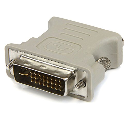 adaptare 20108 Adapter DVI-I-Stecker 24+5 Polig auf VGA-Buchse grau von adaptare
