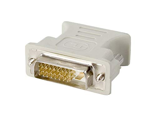 adaptare 20109 Analoger Monitoradapter DVI-D-Stecker VGA-Kupplung (24+1-polig männlich/15-polig weiblich) von adaptare