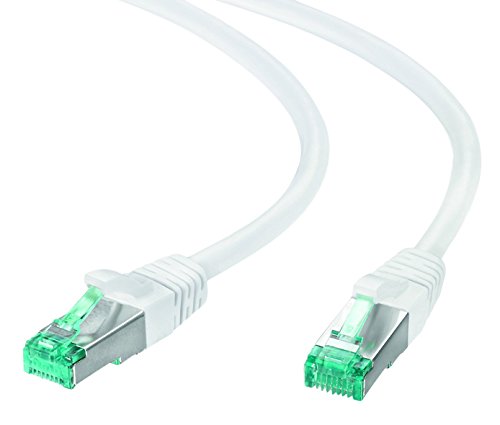 adaptare 67405 Patchkabel Cat6 (S-FTP, PIMF) Netzwerkkabel, Ethernetkabel, 10,0m weiß von Adaptare