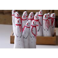 Urlaubsornamente. Ein 3Er-Set Schneemann. Weihnachtsbaum Spielzeug Urlaubsornamente. Ein 3Er-Set Schneemann. Weihnachtsbaum Spielzeug von adatine