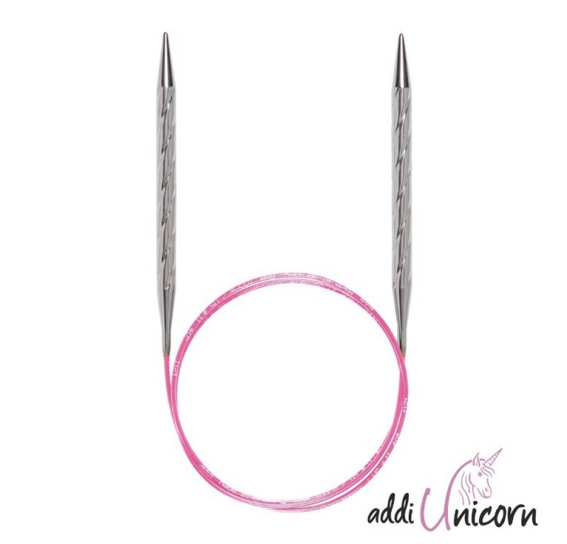 addi Rundstricknadeln addi UNICORN Basic Metall Rundstricknadel Länge 60 - 150 cm, Stricknadel in Wellenform in verschiedenen Stärken von addi