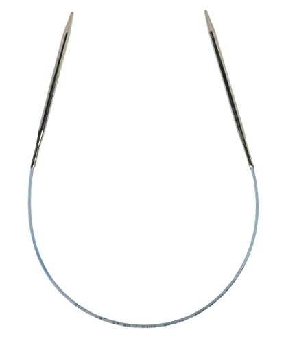 addi Stricknadel Turbo Rundstricknadel Skacel Blue Cord 30 cm Größe US 07 (4,5 mm) von addi