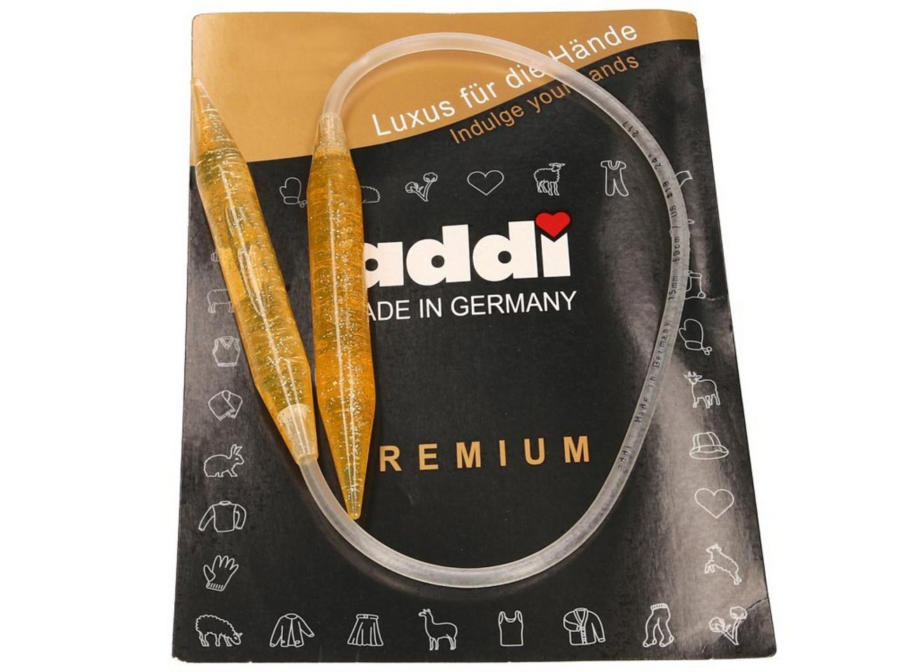 addi Stricknadeln Rundstricknadel+Glitter 7,00 mm 100 cm addi Stricknadeln Rundstricknadel+Glitter 7,00 mm 100 cm von addi