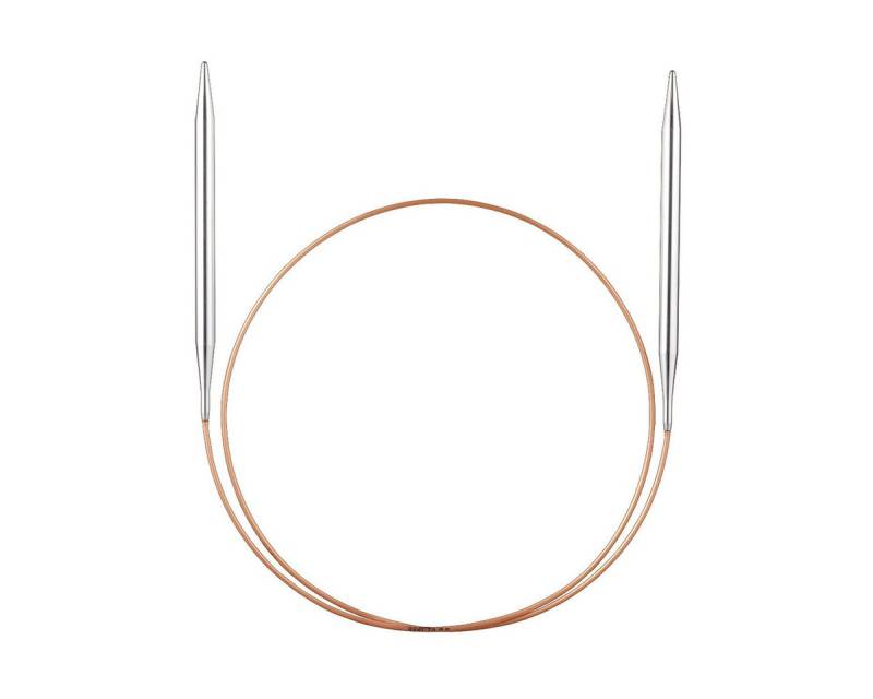 addi Stricknadeln Rundstricknadel Messing, 80 cm von addi