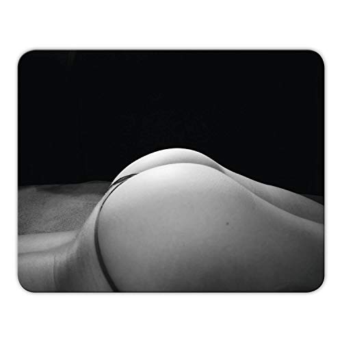 Addies Mousepad - HOT GIRL - schönes Mauspad in feiner Cellophan Geschenk-Verpackung mit Kautschuk Untermaterial, 24x19cm - MP02 von addies