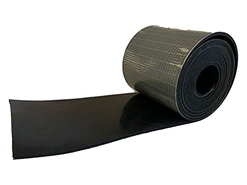 Gummistreifen selbstklebend 5cm breit, Länge und Stärke nach Ihrer Auswahl, Industriequalität bis 10m Länge (3mm stark, 2m lang) von addys-onlinesale