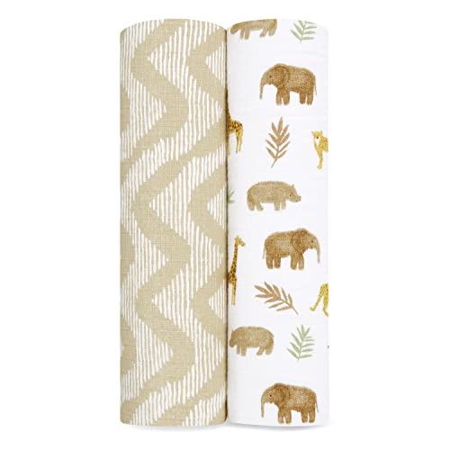 aden + anais™ Essentials Baumwoll-Musselin-Pucktuch tanzanie in 2er-Packung von aden + anais
