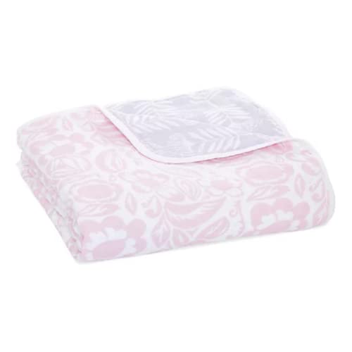 aden + anais Essentials Dream Blanket, Babydecken aus Musselin für Mädchen und Jungen, ideale leichte Neugeborenen- und Krippendecke, Dusch- und Registrierungsgeschenk, Damsel - Savoy aden + anais Essentials Dream Blanket, Babydecken aus Musselin für Mädchen und Jungen, ideale leichte Neugeborenen- und Krippendecke, Dusch- und Registrierungsgeschenk, Damsel - Savoy von aden + anais