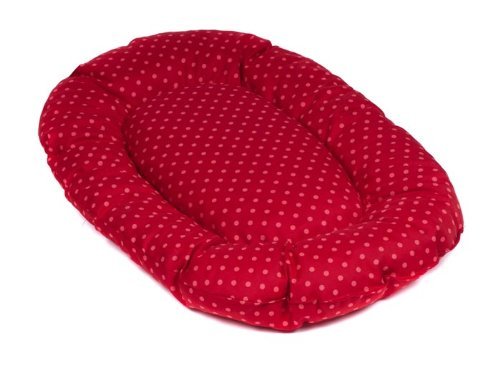 adena Hundekissen oval 70 x 42 cm - Tupfen rot adena Hundekissen oval 70 x 42 cm - Tupfen rot von adena