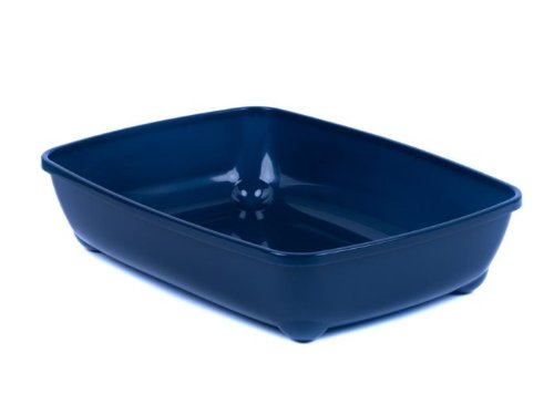 XXL Katzentoilette Schalentoilette 57 cm blau von adena