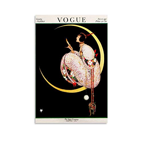 Vogue Vintage 5 Leinwand-Kunst-Poster und Wandkunstdruck, modernes Familienschlafzimmerdekor, 30 x 45 cm von adfadf