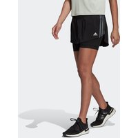 adidas Performance Laufshorts "RUN ICONS 3STREIFEN RUNNING SKORT", (1 tlg.) von adidas performance