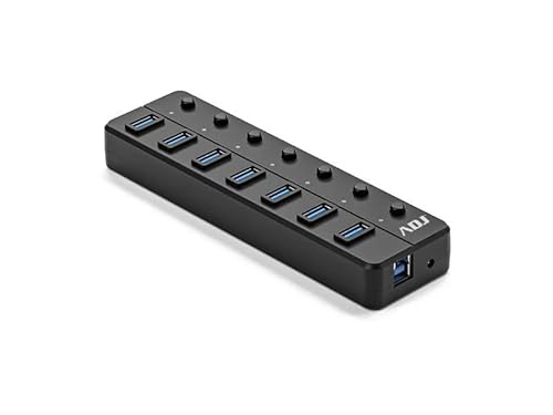 HUB USB 3.1 7 Ports Seven BK FAST CHARGING KOMPATIBEL 1.0/2.0 von adj