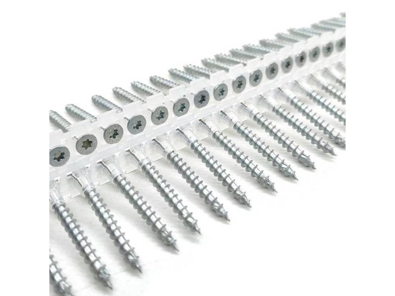 adunox Holzbauschraube HECO-TOPIX®-plus Variables Vollgewinde Verzinkt blau A3K TX20, (500 St) von adunox