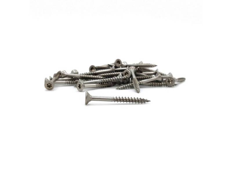 adunox Holzbauschraube Universalholzbauschrauben Rostfrei A2 Teilgewinde, (100 St) von adunox
