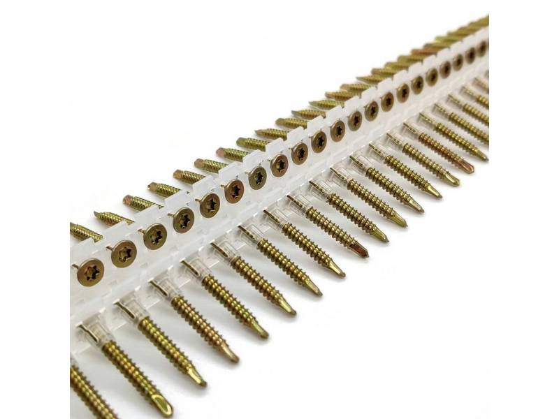 adunox Schnellbauschraube OSB Ständerwerkschrauben gelb verzinkt Bohrspitze TX20, (500 St), 3,9 x 30 mm von adunox