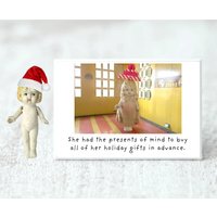 Puppe Urlaub Magnet "Presents" Lustig Geschenk Humor Miniatur Geschenke von adventuresofclaudia