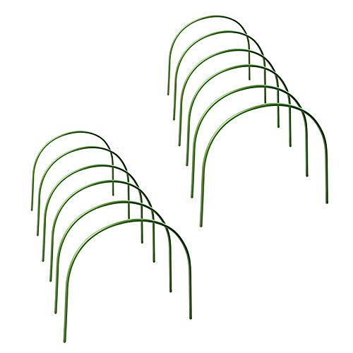 æ— 12 Pack Garden Tyres Greenhouse Tyres Durable Plant Tunnel Support Greenhouse Tunnel Gardening Propagation Frame for Garden von æ—