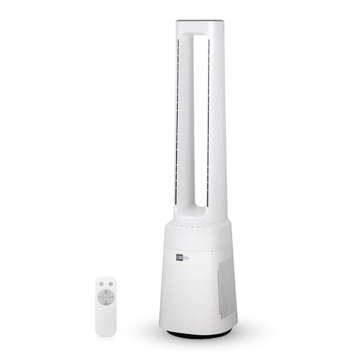 aeco AirX Guard 2-in-1 Turmventilator mit H13 HEPA Luftreiniger Rotorloser Standventilator mit Fernbedienung 38db Leise Ventilator 10 Geschwindigkeiten 3 Modi 60° Oszillation12h Timer LED Display aeco AirX Guard 2-in-1 Turmventilator mit H13 HEPA Luftreiniger Rotorloser Standventilator mit Fernbedienung 38db Leise Ventilator 10 Geschwindigkeiten 3 Modi 60° Oszillation12h Timer LED Display von aeco