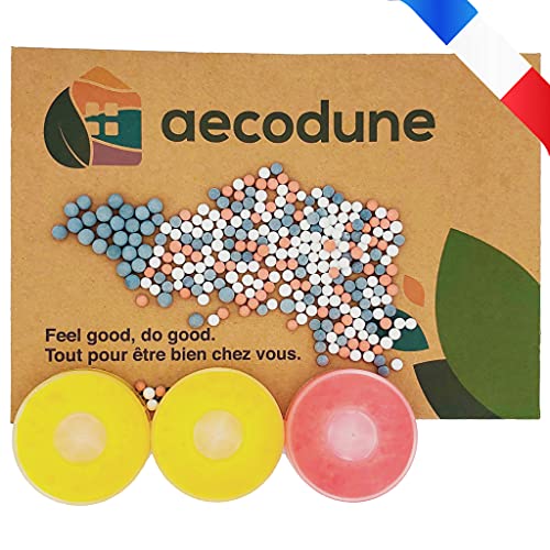 Aecodune Kalkfilter Duschkopf Nachfüllung - Wasser- und Chlorfilter mit Vitamin C - Entspannung zu Hause - Enthärter-Kit mit Duschkugeln mit negativer Ionenfilterung - Zitrone x2, Rose Aecodune Kalkfilter Duschkopf Nachfüllung - Wasser- und Chlorfilter mit Vitamin C - Entspannung zu Hause - Enthärter-Kit mit Duschkugeln mit negativer Ionenfilterung - Zitrone x2, Rose von aecodune