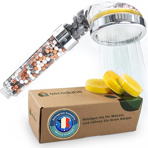 Aecodune Premium Vitamin C Duschkopf mit Filter - Duschkopf - Ausgezeichnete Schönheit - Ätherische Öle Eco Filter Duschkopf - Kalkfilter Duschkopf mit Mineralsteinen - Blockiert Chlor Aecodune Premium Vitamin C Duschkopf mit Filter - Duschkopf - Ausgezeichnete Schönheit - Ätherische Öle Eco Filter Duschkopf - Kalkfilter Duschkopf mit Mineralsteinen - Blockiert Chlor von aecodune