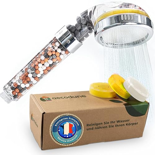 Aecodune Premium Vitamin C Duschkopf mit Filter - Duschkopf - Ausgezeichnete Schönheit - Ätherische Öle Eco Filter Duschkopf - Kalkfilter Duschkopf mit Mineralsteinen - Blockiert Chlor Aecodune Premium Vitamin C Duschkopf mit Filter - Duschkopf - Ausgezeichnete Schönheit - Ätherische Öle Eco Filter Duschkopf - Kalkfilter Duschkopf mit Mineralsteinen - Blockiert Chlor von aecodune