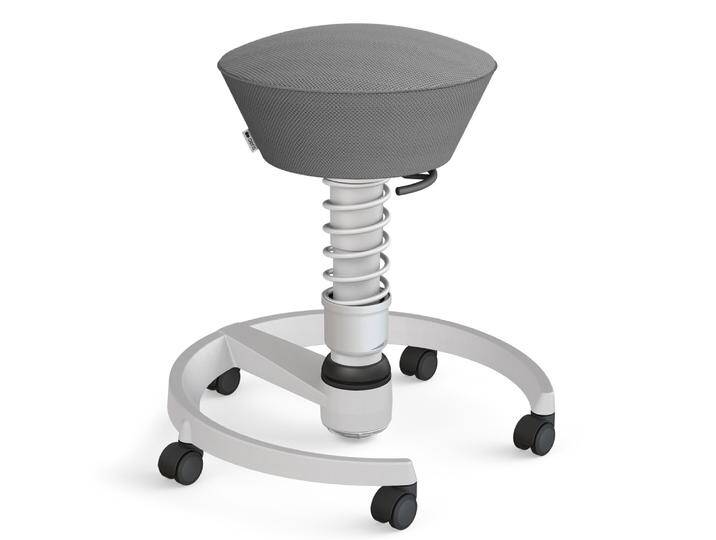 AERIS SWOPPER AIR MIT ROLLEN - Swopper Standard Grau Mesh-Gewebe AIR Gestell Hellgrau metallic AERIS SWOPPER AIR MIT ROLLEN - Swopper Standard Grau Mesh-Gewebe AIR Gestell Hellgrau metallic von aeris-swopper