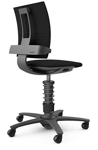 aeris 3Dee High ergonomischer Bürostuhl – Schreibtischstuhl mit einzigartiger Rückenlehne – Bürostuhl ohne Armlehne – Drehstuhl, stufenlos höhenverstellbar 45-59 cm von aeris