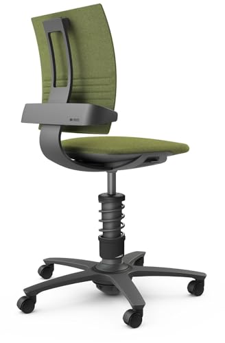aeris 3Dee ergonomischer Bürostuhl – Schreibtischstuhl mit einzigartiger Rückenlehne – Bürostuhl ohne Armlehne – Drehstuhl, stufenlos höhenverstellbar 42-56 cm von aeris